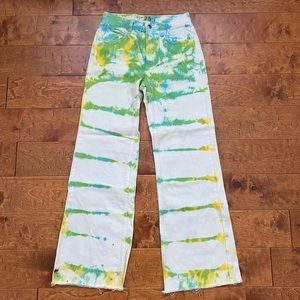 Free People Tie Dye Jeans
